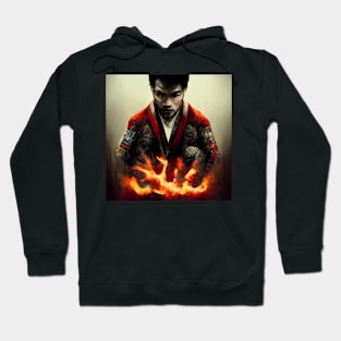 Yakuza in Flames - best selling Hoodie